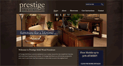 Desktop Screenshot of prestigesolidwood.ca